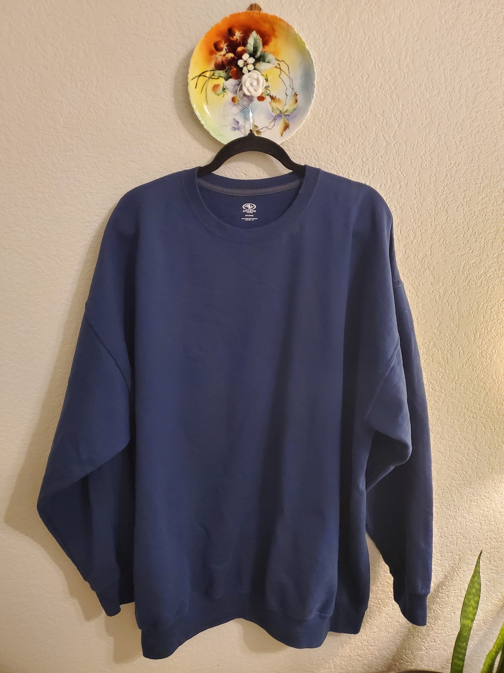 Athletic Works Navy Crewneck Sweatshirt - 3XL